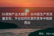 91视频产业大趋势：从内容生产到流量变现，平台如何在激烈竞争中脱颖而出