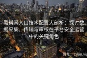 黑料网入口技术配置大剖析：探讨数据采集、传输与审核在平台安全运营中的关键角色