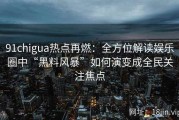 91chigua热点再燃：全方位解读娱乐圈中“黑料风暴”如何演变成全民关注焦点