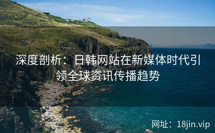 深度剖析：日韩网站在新媒体时代引领全球资讯传播趋势