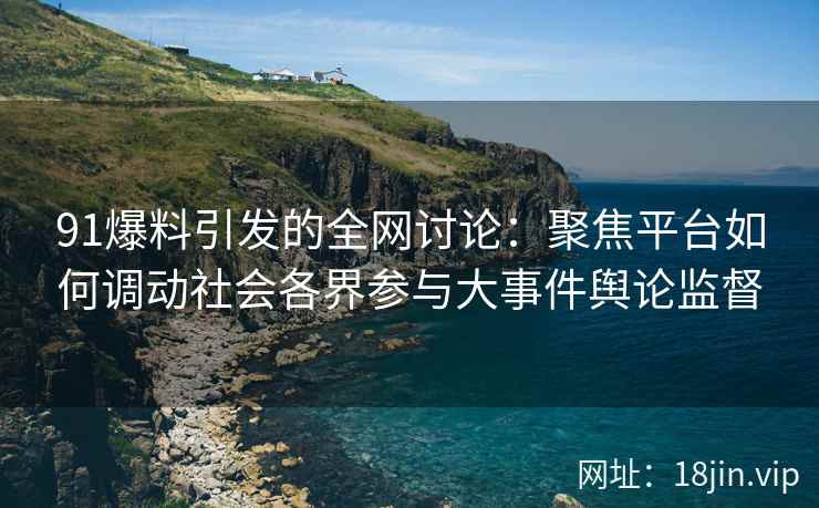 91爆料引发的全网讨论：聚焦平台如何调动社会各界参与大事件舆论监督