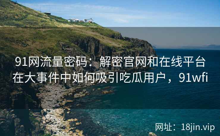 91网流量密码：解密官网和在线平台在大事件中如何吸引吃瓜用户，91wfi