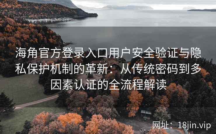 海角官方登录入口用户安全验证与隐私保护机制的革新：从传统密码到多因素认证的全流程解读