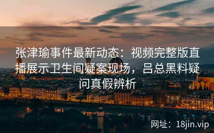 张津瑜事件最新动态：视频完整版直播展示卫生间疑案现场，吕总黑料疑问真假辨析